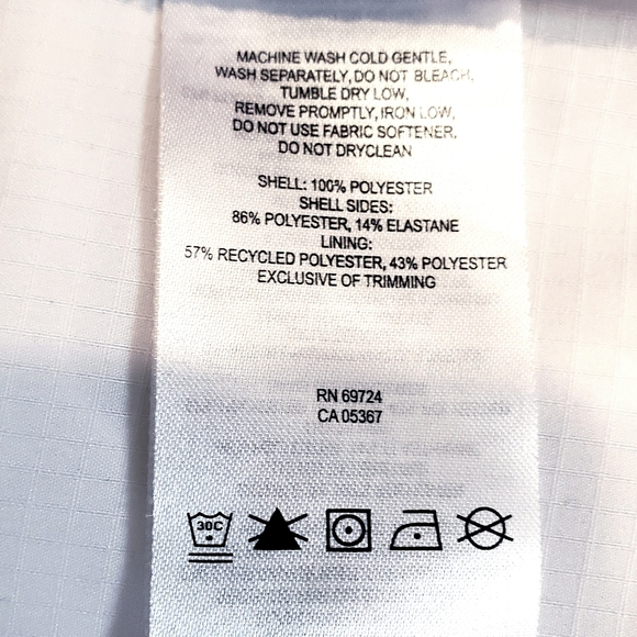 Columbia White Short-Sleeved Button-Down Dress Shirt - Picture 4 of 8